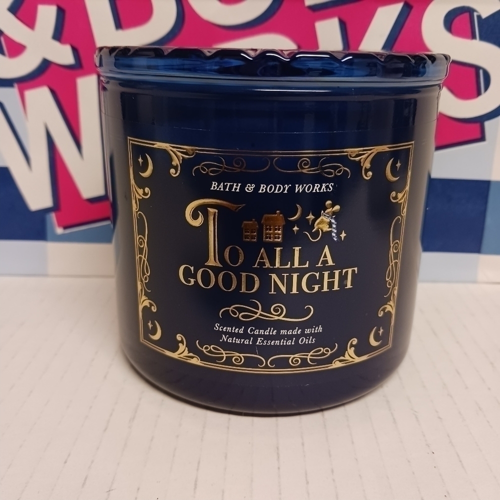 Bath and Body Works To All A Good Night 3 Wick Candle